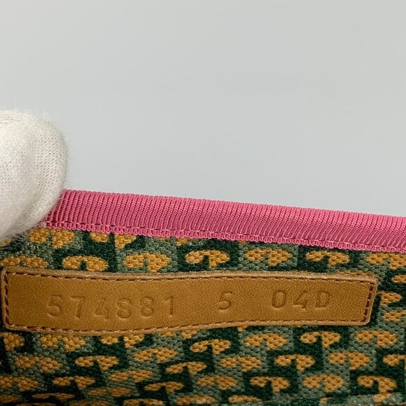 NIB Gucci Pink Velvet Pearl Monogram Slip on Loafers Size 5/EU 39 - Picture 7 of 12